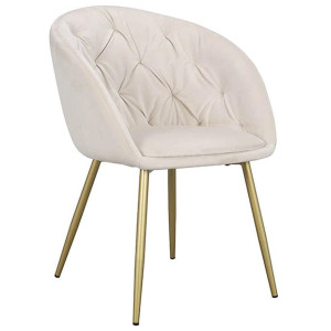 Стул Prestol Юник Светло-бежевый Велюр