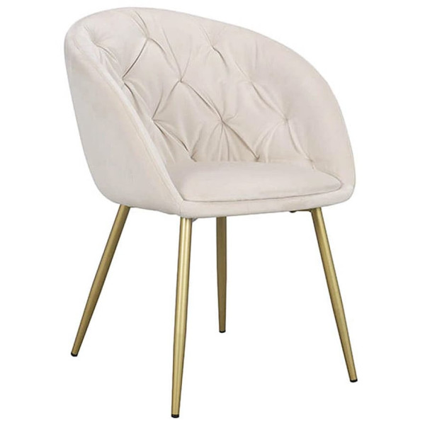 Стул Prestol Юник Светло-бежевый Велюр-0