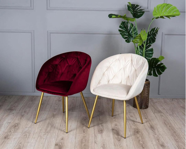 Стул Prestol Юник Светло-бежевый Велюр-3