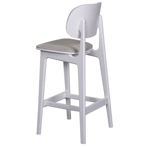 Полубарный стул Prestol Крис Белый-бежевый-4