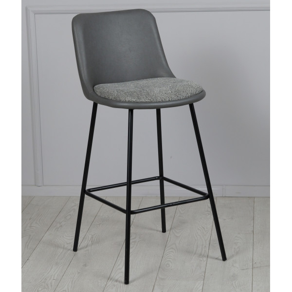 Барний стілець Prestol Луна Сірий-0