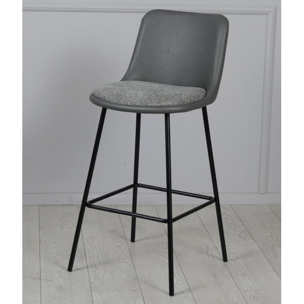 Барний стілець Prestol Луна Сірий-1