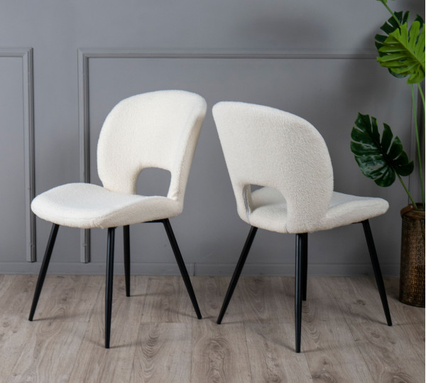 Стул Prestol Дорис Белый Букле-2