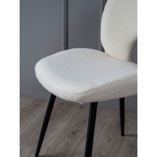 Стул Prestol Дорис Белый Букле-5