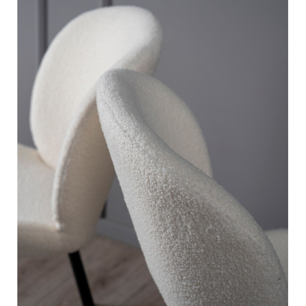 Стул Prestol Дорис Белый Букле-6