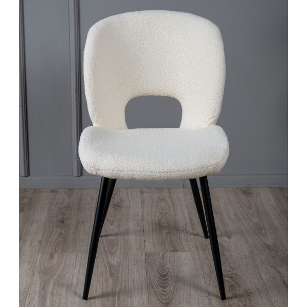 Стул Prestol Дорис Белый Букле-3