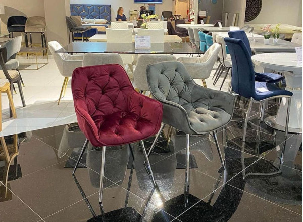 Стілець Prestol Грейс Бордовий-1