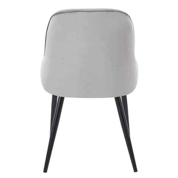 Стілець Prestol Нест Світло-сірий тканина велюр-4