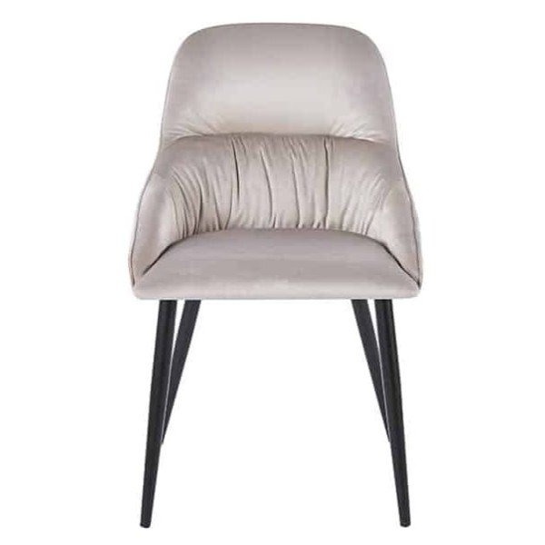 Стілець Prestol Нест Світло-бежевий тканина велюр-1