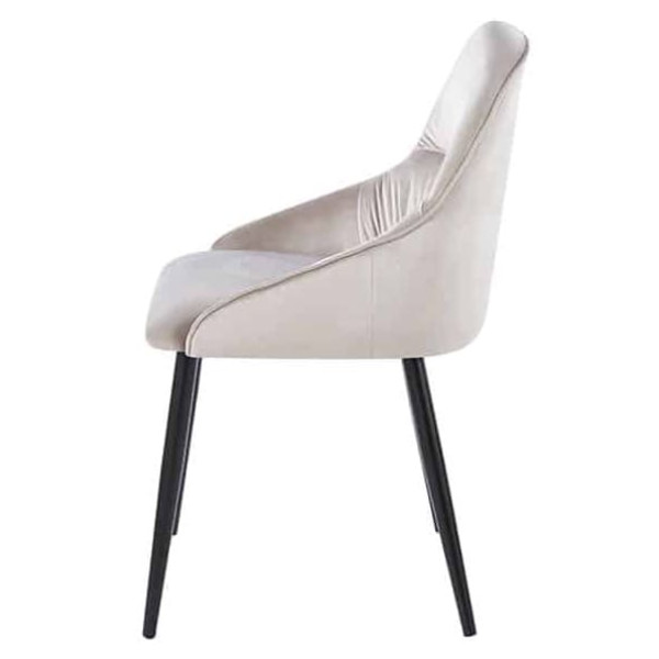 Стілець Prestol Нест Світло-бежевий тканина велюр-2