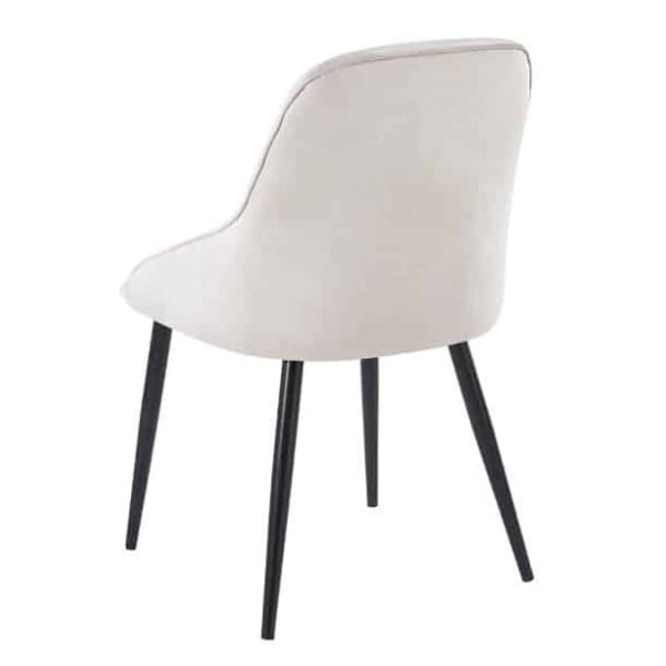 Стілець Prestol Нест Світло-бежевий тканина велюр-3