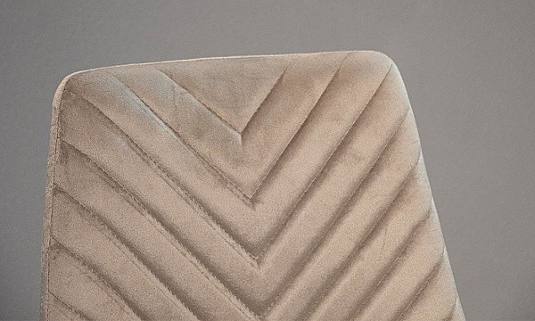 Барный стул Prestol Прайм Бежевый ткань велюр-6