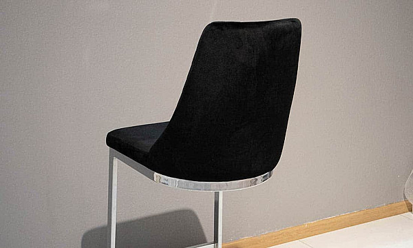 Барный стул Prestol Прайм Черный ткань велюр-8