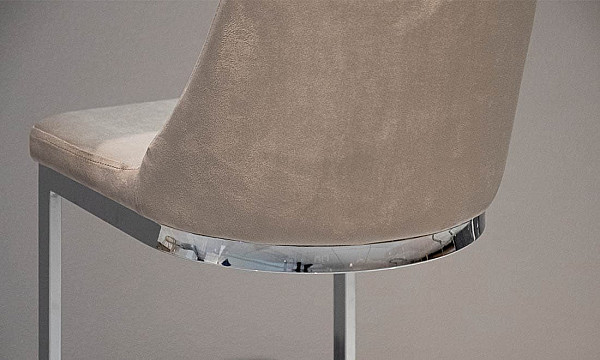 Барный стул Prestol Прайм Бежевый ткань велюр-9