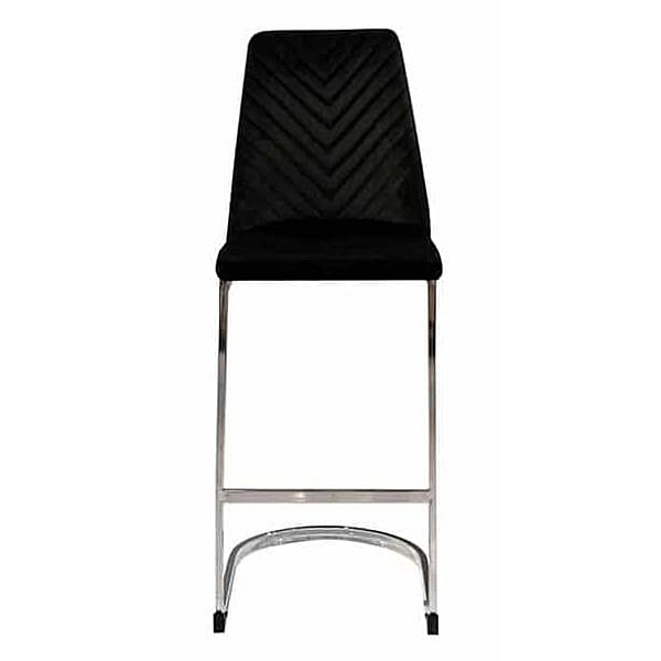 Барный стул Prestol Прайм Черный ткань велюр-1