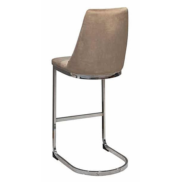 Барный стул Prestol Прайм Бежевый ткань велюр-3