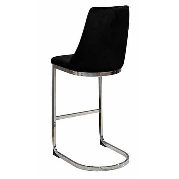 Барный стул Prestol Прайм Черный ткань велюр-3