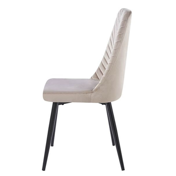 Стілець Prestol Еліт Бежевий велюр-2