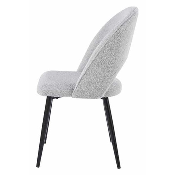 Стілець Prestol Комо Світло-сірий тканина букле-2