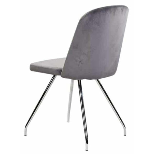 Стул Prestol Доминик Серый Велюр-2