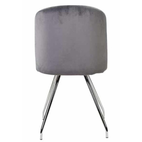 Стул Prestol Доминик Серый Велюр-3