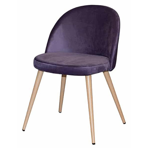 Стілець Prestol Паркер Фіолетовий Велюр-0
