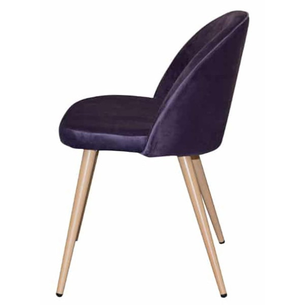 Стілець Prestol Паркер Фіолетовий Велюр-2