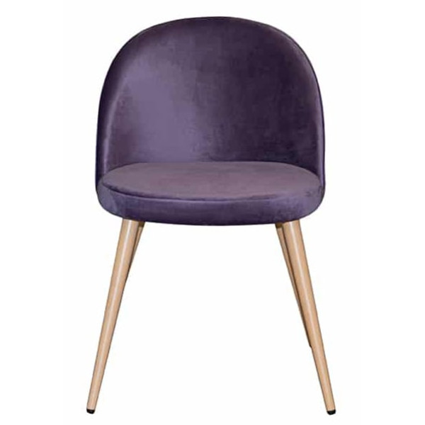Стілець Prestol Паркер Фіолетовий Велюр-1