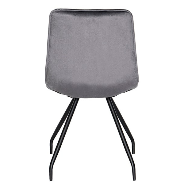 Стул Prestol Роуз Серый Велюр-4