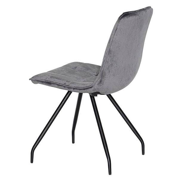 Стул Prestol Роуз Серый Велюр-3