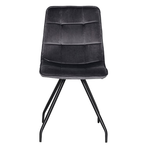 Стул Prestol Роуз Серый Велюр-1