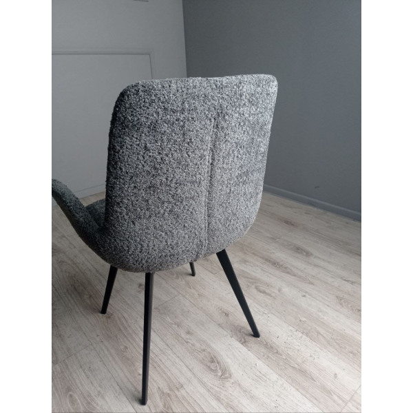 Стул поворотный Prestol Дюк Серый Букле Стул поворотный Prestol Дюк Серый Букле-4