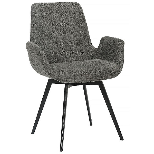 Стул поворотный Prestol Дюк Серый Букле Стул поворотный Prestol Дюк Серый Букле-0