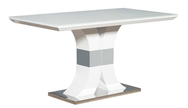 Стіл обідній Prestol КОСМО Білий Скло-0