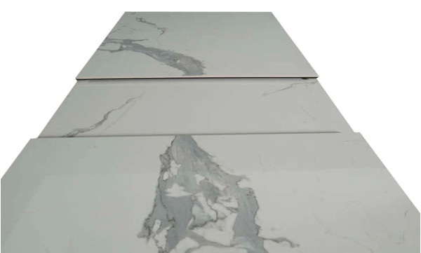 Стіл розкладний обідній Prestol ПЕГАС Білий Кераміка 160-7