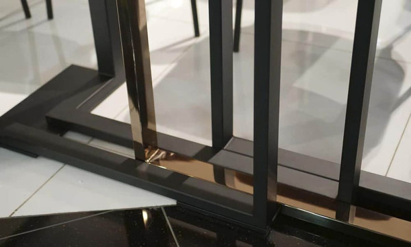 Стол обеденный Prestol Эклипс Черный Мрамор-8