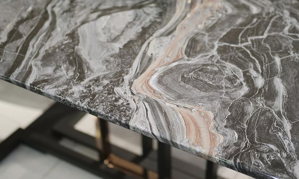 Стол обеденный Prestol Эклипс Черный Мрамор-6