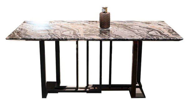 Стол обеденный Prestol Эклипс Черный Мрамор-3