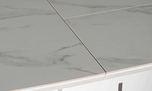 Стіл розкладний обідній Prestol АДАМ Білий Кераміка-4