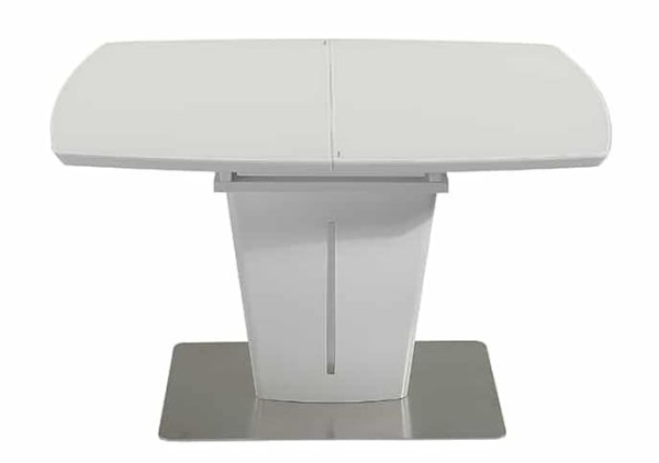 Стіл розкладний обідній Prestol АДАМ Білий Скло-2