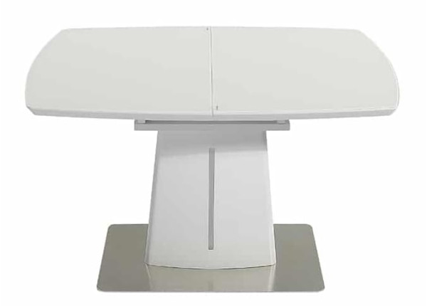 Стіл розкладний обідній Prestol АДАМ Білий Скло-3