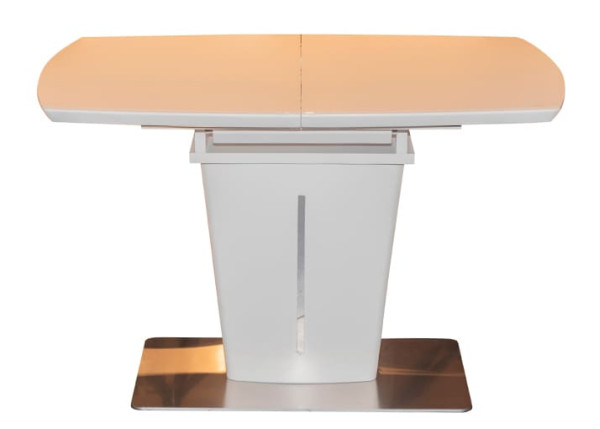 Стіл розкладний обідній Prestol АДАМ Білий Скло-5