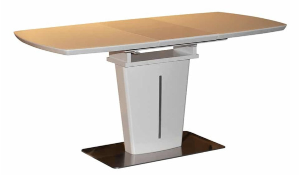 Стіл розкладний обідній Prestol АДАМ Білий Скло-6