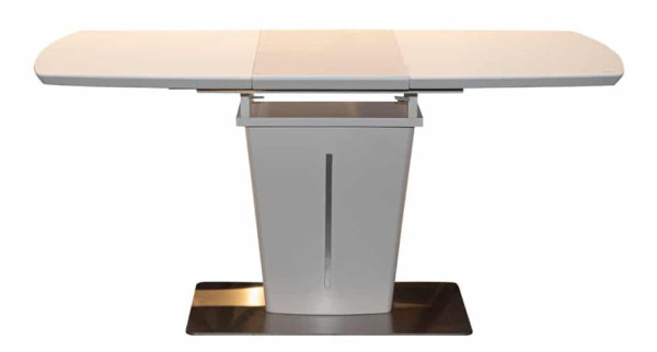 Стіл розкладний обідній Prestol АДАМ Білий Скло-7