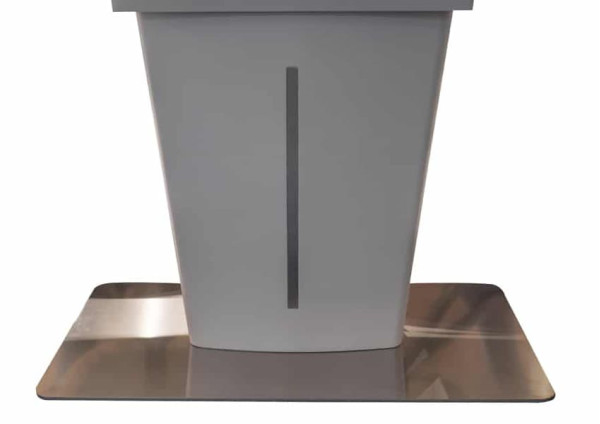 Стіл розкладний обідній Prestol АДАМ Білий Скло-9