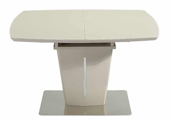 Стіл розкладний обідній Prestol АДАМ Бежевий Скло-1