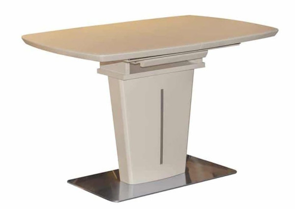 Стіл розкладний обідній Prestol АДАМ Бежевий Скло-0