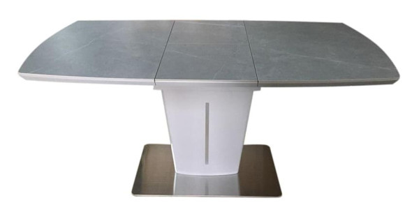 Стіл розкладний обідній Prestol АДАМ Сірий Кераміка-2
