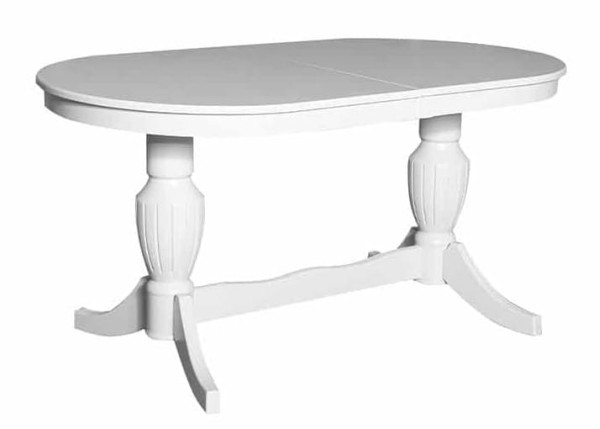 Стол раскладной обеденный Prestol БЛАНКА Белый 1600 МДФ-0