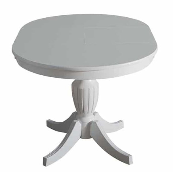 Стол раскладной обеденный Prestol БЛАНКА Белый 900 МДФ-0